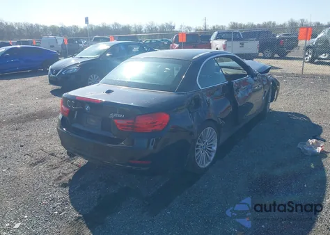 2014 BMW 428I из США, поврежденный, VIN WBA3V7C59EJ872576